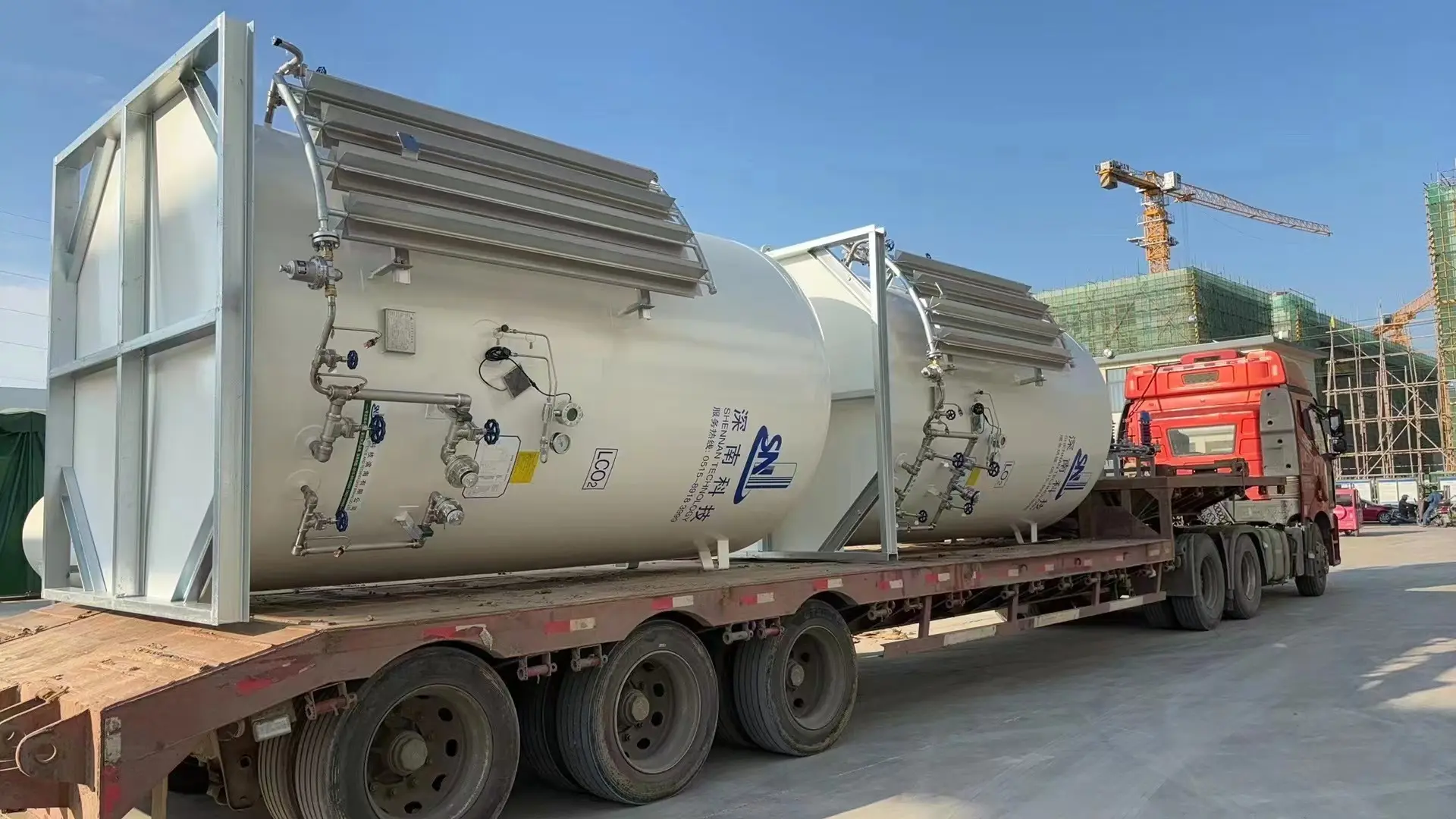 Quality as the Key to Success: Shennan 10 Cubic Liquid Storage Tank shipped